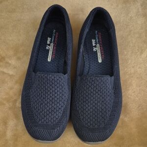 Skechers Women's Dark Blue Mesh Loafers